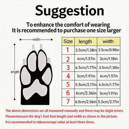 All-Season Dog Booties - 4-Pack with Anti-Slip Soles, Elastic Drawstring, and Reflective Straps for Indoor/Outdoor Protection – Designed for Small to Medium Dogs