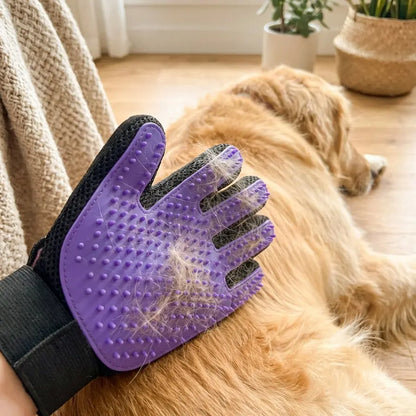 Comprehensive Pet Grooming Kit for Dogs and Cats – 9 Professional Tools Including Bathing Massage Brush, Nail Clipper, Slicker Brush, Scissors, Toothbrush, and More