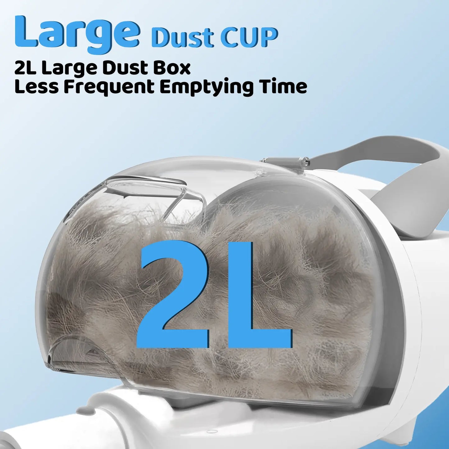 Pawimood 5-in-1 Professional Pet Grooming Vacuum with 13000PA Suction Power, 2L Dust Cup, and Comprehensive Shedding Grooming Kit