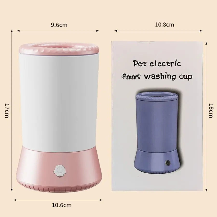 2025 All for Paws Portable Automatic Dog Paw Cleaner with Free Towels - USB Rechargeable Device for Cleaning Muddy Paws, Safe for Pets
