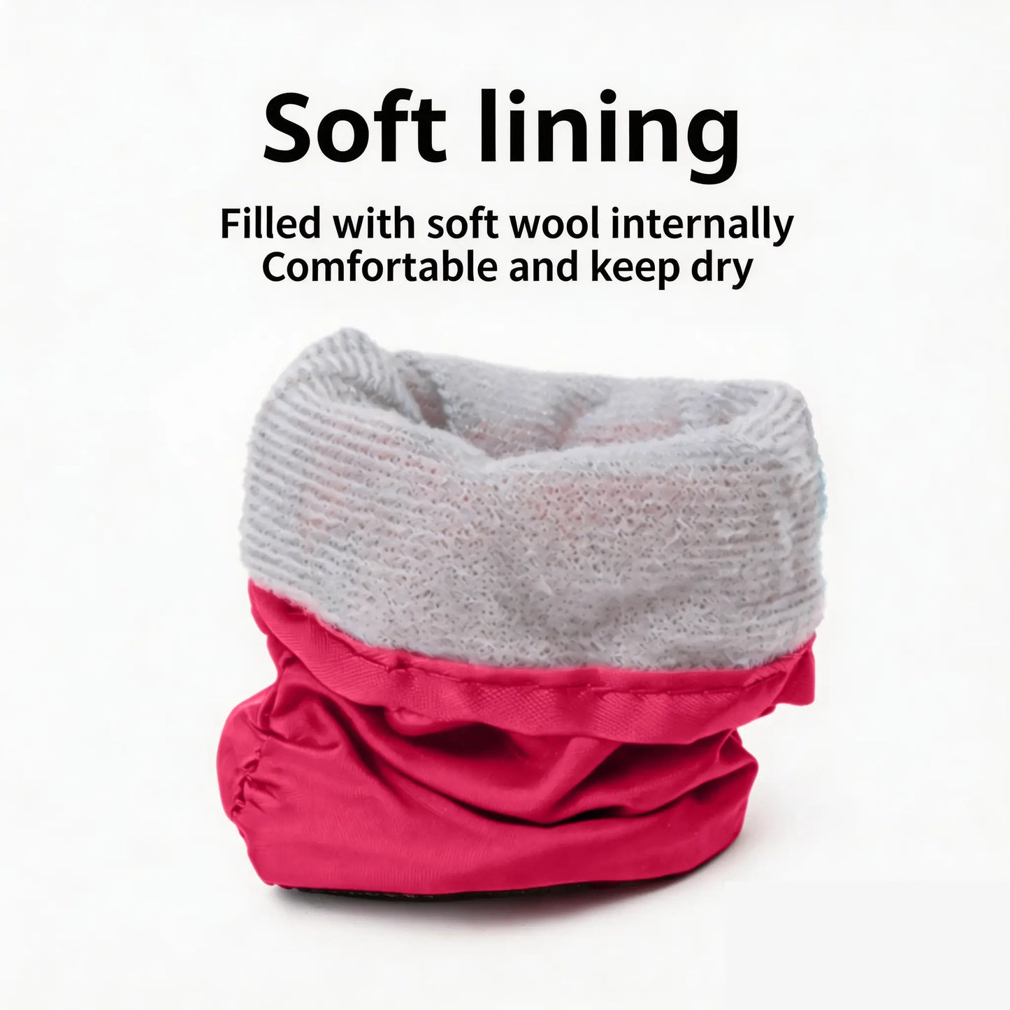 All-Season Dog Booties - 4-Pack with Anti-Slip Soles, Elastic Drawstring, and Reflective Straps for Indoor/Outdoor Protection – Designed for Small to Medium Dogs