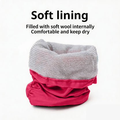 All-Season Dog Booties - 4-Pack with Anti-Slip Soles, Elastic Drawstring, and Reflective Straps for Indoor/Outdoor Protection – Designed for Small to Medium Dogs