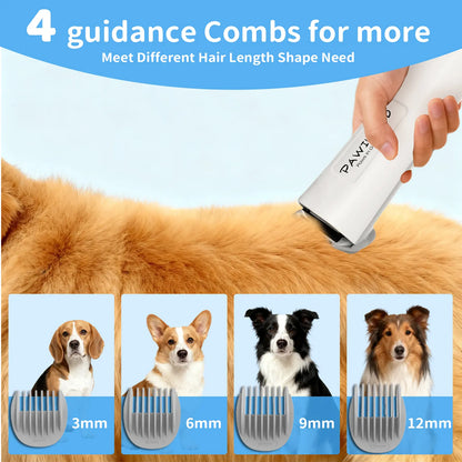 Pawimood 5-in-1 Professional Pet Grooming Vacuum with 13000PA Suction Power, 2L Dust Cup, and Comprehensive Shedding Grooming Kit
