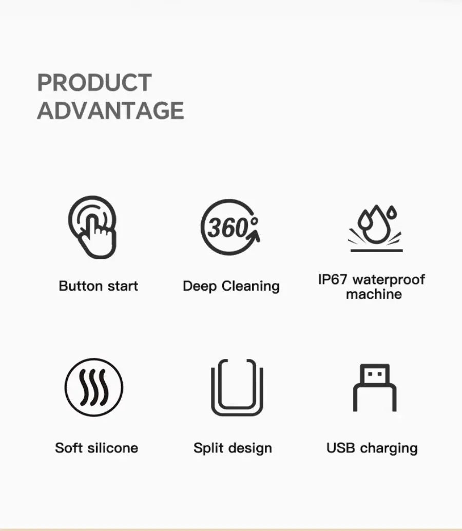 2025 All for Paws Portable Automatic Dog Paw Cleaner with Free Towels - USB Rechargeable Device for Cleaning Muddy Paws, Safe for Pets