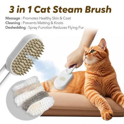 Caves Cat Steam Grooming Brush