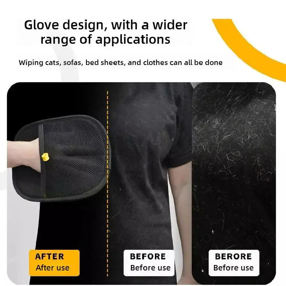 Oceantree Two-Way Brush Pet Hair Remover - Waterproof and Wear-Resistant Gloves for Effective Household Cleaning and Pet Care