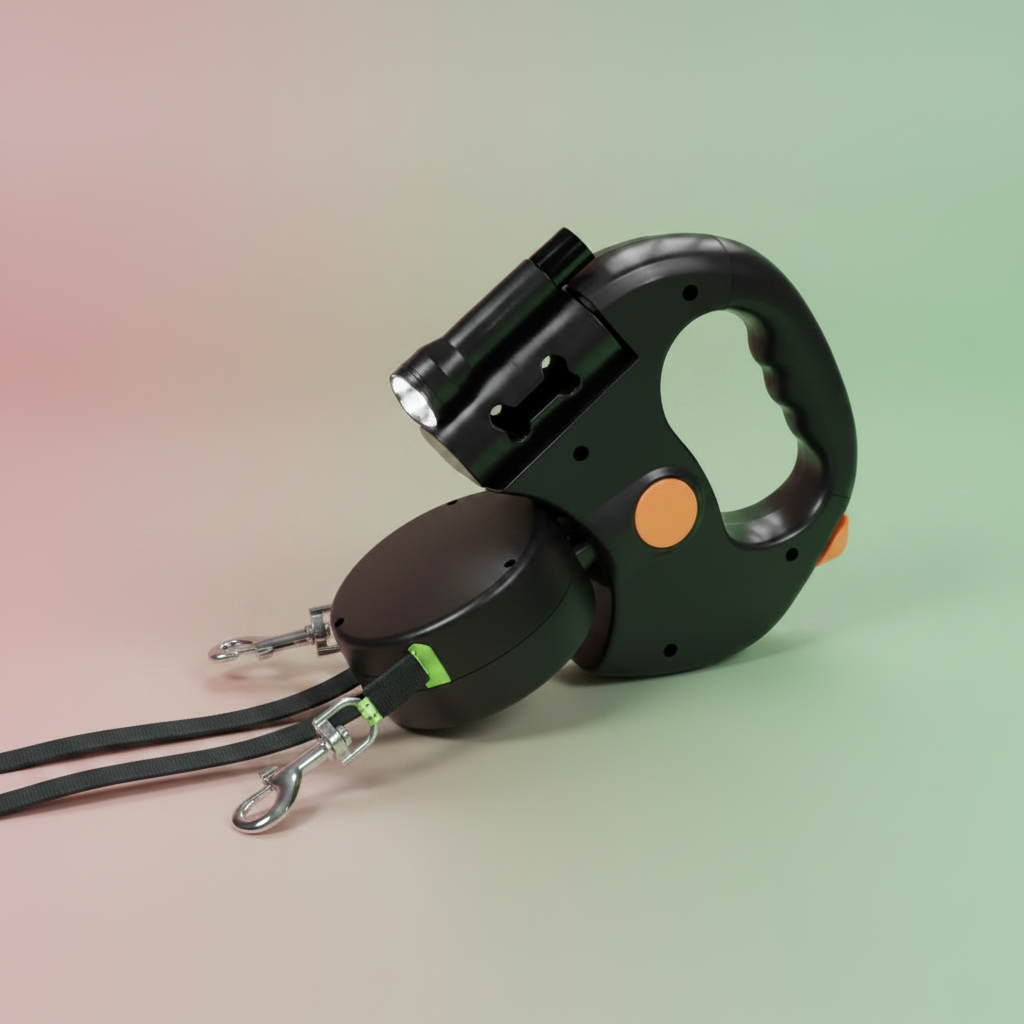 Retractable Dual Leash For Dogs